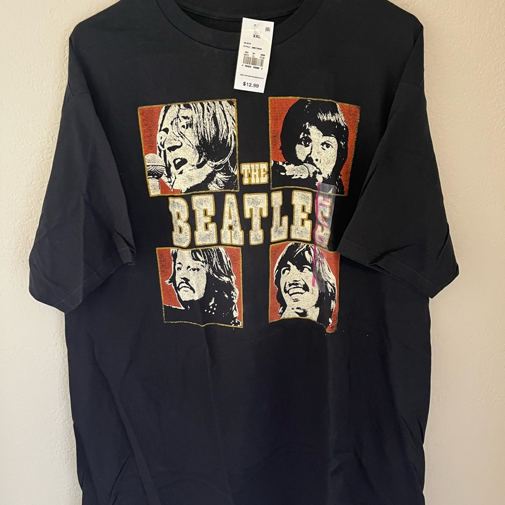 The Beatles Black Kids T-Shirt